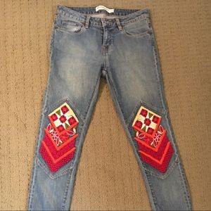 Artisan Deluxe Boho Patchwork Jeans